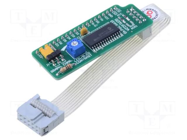 Multiadapter; Comp: MCP23S17; prototype board MIKROE MIKROE-154