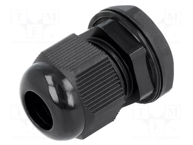 Cable gland; PG11; IP68; polyamide; black; UL94V-2; 15.4mm KSS WIRING EG-11