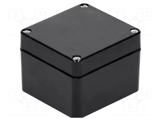 Enclosure: multipurpose; X: 75mm; Y: 80mm; Z: 55mm; polyester; black RAYCHEM RPG GRJ-01BK