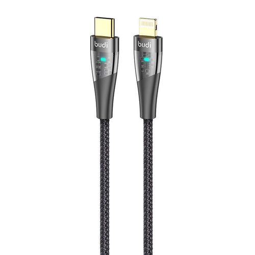 USB-C to lightning cable Budi 20W 1.5m (black), Budi 217TL