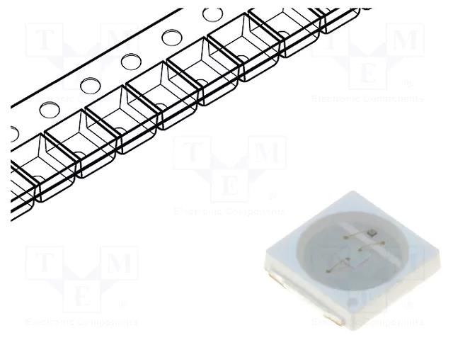 LED; SMD; 3030; green; 30.6÷35lm; 3x3x0.55mm; 120°; 150mA ProLight Opto PJ2N-FFGE