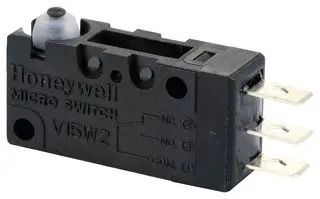MICROSWITCH, SNAP ACTION, PIN PLUNGER V15W2-EZ100-W2