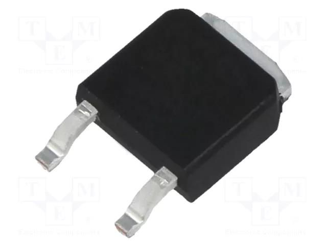 Diode: Schottky rectifying; TO252-2; SiC; SMD; 600V; 2A; 39.5W; C3D Wolfspeed(CREE) C3D02060E