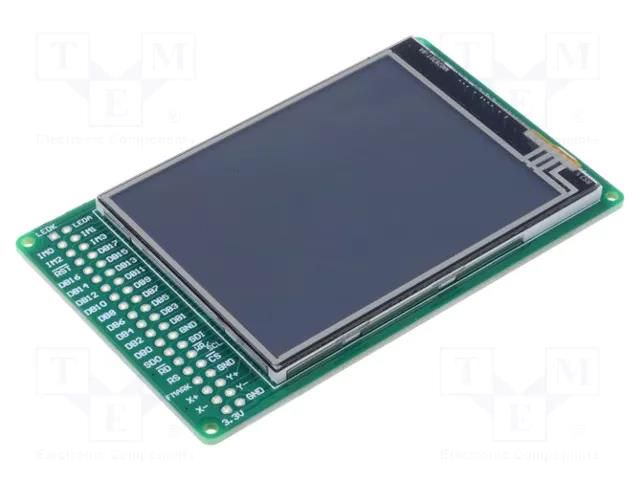 Expansion board; Comp: IL9341; LCD TFT; prototype board MIKROE MIKROE-495