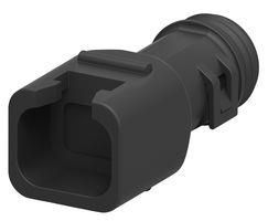 BACKSHELL, PLUG, 180 DEG, PA, BLACK 1011-235-0405