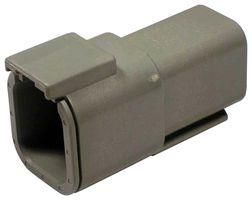 AUTOMOTIVE HOUSING, RCPT, 6POS, 7.5A DTM04-6P