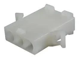 PLUG HOUSING, 3POS, NYLON 6.6, NATURAL 19-09-2037