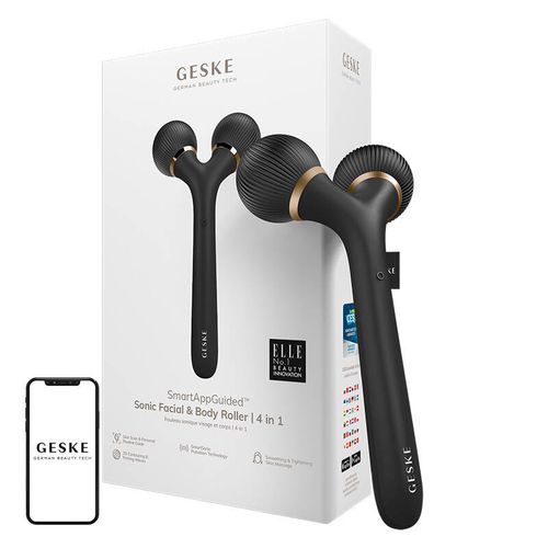 Geske 4-in-1 face and body sonic roller with Application (gray), Geske GK000041GY01