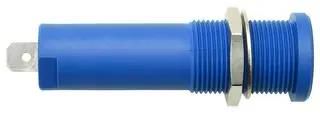 CONN, BANANA, JACK, 16A, BLUE, QC/SOLDER HSEB 3125 L NI / BL