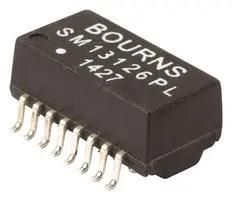 XFMR, 10/100 BASE-TX, POE, 2PORT, SMD SM13126PEL