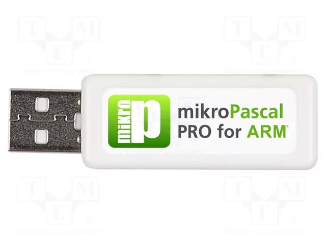 Compiler; USB key,DVD disc; Pascal MIKROE MIKROE-932