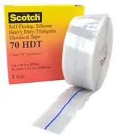 TAPE, SILICONE RUBBER, 9.14M X 25.4MM 70HDT-1X30FT
