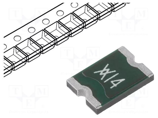 Fuse: PTC polymer; 140mA; 1812; SMD; Polyswitch LITTELFUSE MINISMDC014F-2