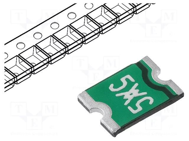 Fuse: PTC polymer; 500mA; 1812; SMD; Polyswitch LITTELFUSE MINISMDC050F-2