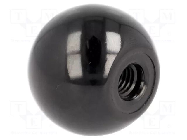 Ball knob; Ø: 40mm; Int.thread: M8; 15mm; duroplast PF ELESA+GANTER DIN319-KU-40-M8-C