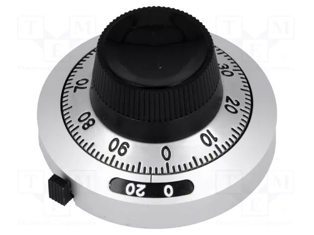 Precise knob; with counting dial; Shaft d: 6.35mm; Ø46mm BOURNS H-46-6A