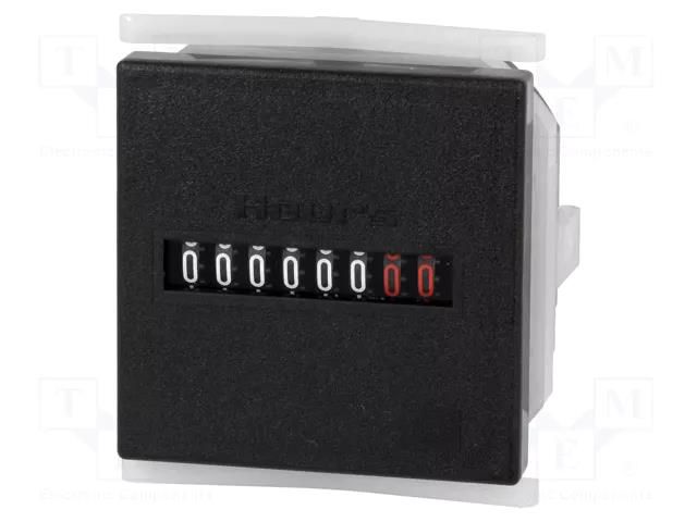 Counter: electromechanical; working time; mechanical indicator KÜBLER H57-12VDC
