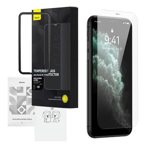 Tempered glass Baseus Schott HD 0.3 mm for iPhone X/ XS/ 11 Pro, Baseus 042954