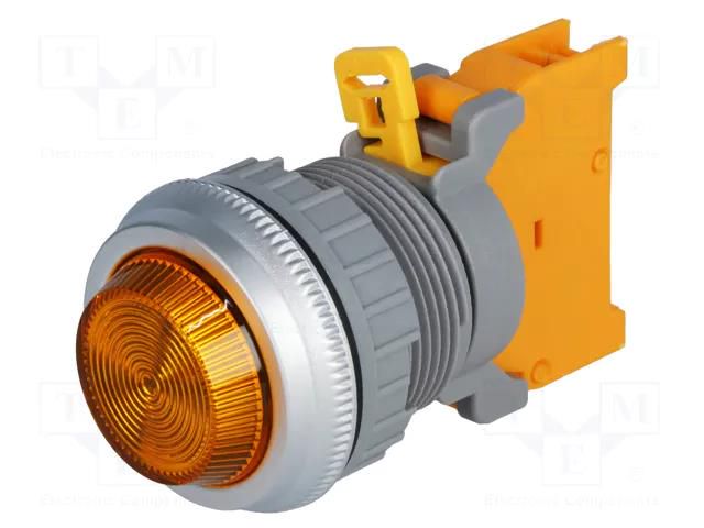 Control lamp; 30mm; PLN30; -20÷60°C; Illumin: BA9S,filament lamp AUSPICIOUS PLN30A-O