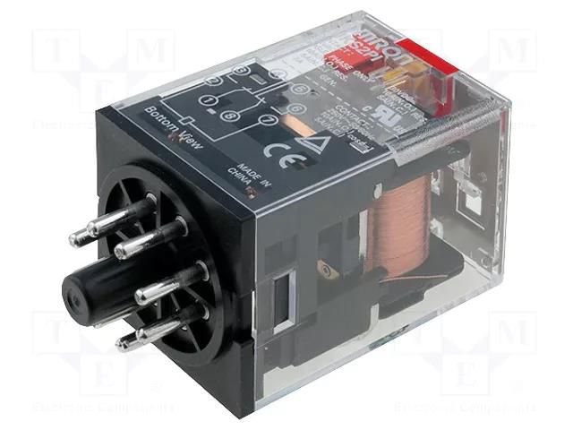 Relay: electromagnetic; DPDT; Ucoil: 230VAC; Icontacts max: 10A OMRON MKS2PI-230AC