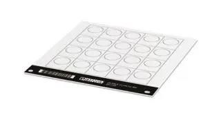 LABEL, ABS, WHITE, 12MM X 30MM 0831700