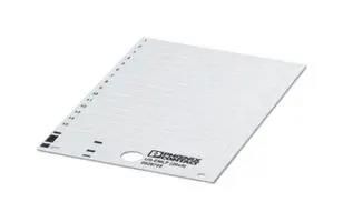 LABEL, PVC, WHITE, 9MM X 20MM 0830085