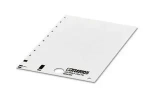 LABEL, PVC, WHITE, 15MM X 35MM 830300