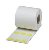 LABEL, PVC, YELLOW, 19MM X 25MM 0817549