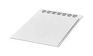 LABEL, WHITE, 6MM X 25MM 801849
