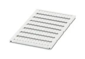 MARKER SHEET, BLANK, 5MM, WHITE, TB 0821302