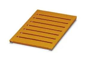 MARKER SHEET, BLANK, 5.2MM, ORANGE, TB 0818276