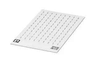 MARKER CARD, BLANK, 5MM, WHITE, TB 0805409