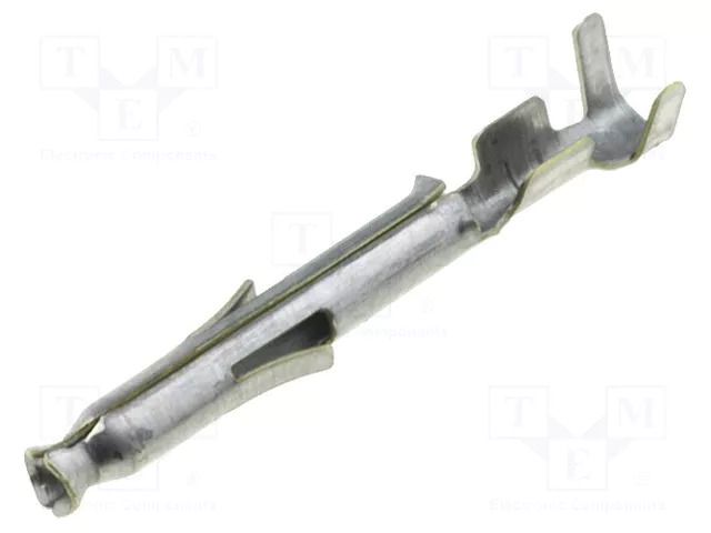 Contact; female; Mini Universal MATE-N-LOK; brass; tinned; bulk TE Connectivity MNL-770986-1
