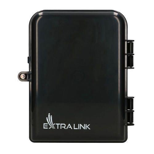 Extralink Eliza V2 | Fiber optic terminal box | 16 core, black, mid-span, EXTRALINK EX.12165