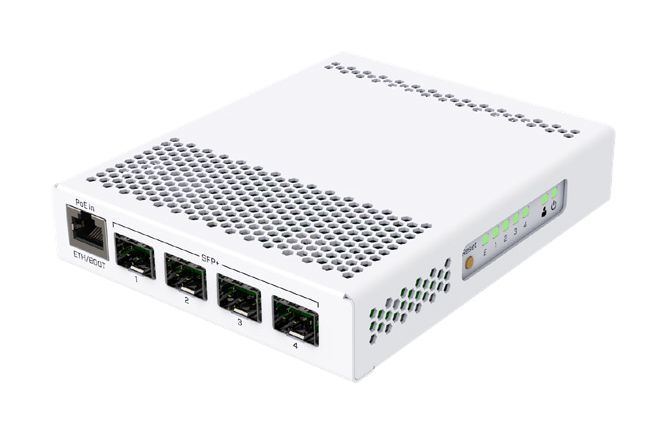 MikroTik CRS305-1G-4S+IN | Switch | 1x RJ45 1000Mb/s, 4x SFP+, MIKROTIK CRS305-1G-4S+IN 4752224002136