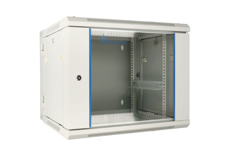 Extralink 12U 600x600 AZH Gray | Rackmount cabinet | wall mounted, swing type, EXTRALINK EX.12912 5903148912912