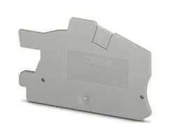 END COVER, DIN RAIL TERMINAL BLOCK, GREY 1016672