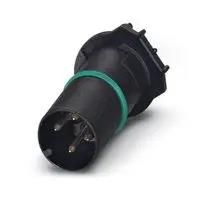 FLUSH TYPE CONN, PLUG, 4POS, M12, PCB 1413549