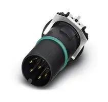 FLUSH TYPE CONN, PLUG, 8POS, M12, PCB 1557581