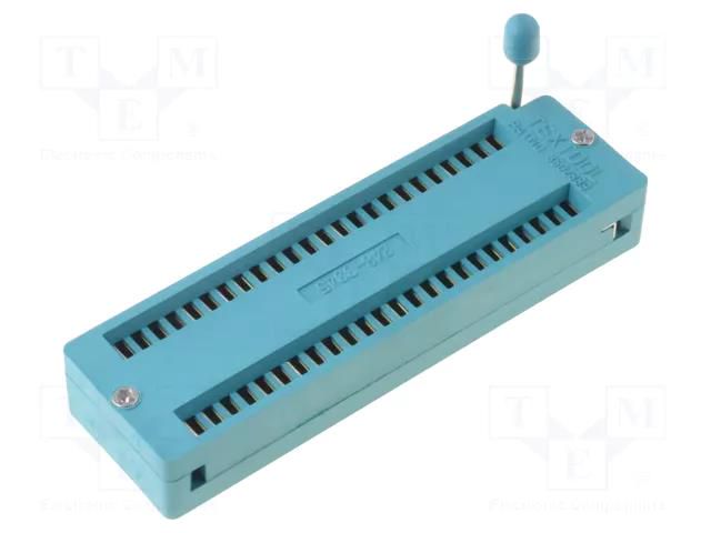 Socket: integrated circuits; ZIF; DIP48; 15.24mm; THT; demountable CONNFLY DS1044-48