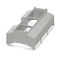 DIN RAIL HOUSING, UPPER, PC, GREY 2201451