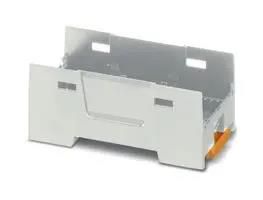 DIN RAIL HOUSING, LOWER, ABS, GREY 2201814