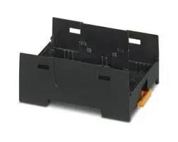 DIN RAIL HOUSING, LOWER, ABS, BLACK 2201817