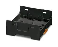 DIN RAIL HOUSING, LOWER, ABS, BLACK 2201818