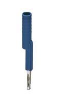 TEST ADAPTER, 4MM, BLUE, COPPER 3035975