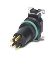 FLUSH TYPE CONN, PLUG, 4POS, M8, PCB 1412256