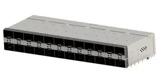 CONNECTOR, ZSFP+, RCPT, 20POS, PRESS FIT 2349201-7