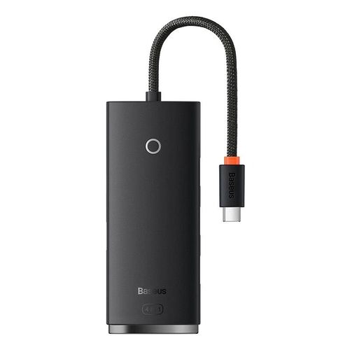 HUB  Adapter 4-Port USB-C Baseus OS-Lite 25cm (Black), Baseus WKQX080101