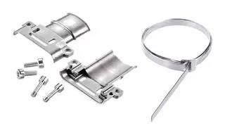 BACKSHELL KIT, RCPT, 180DEG, ALUMINIUM G125-96416F1