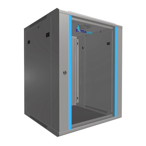 Extralink 15U 600x600 Gray | Rackmount cabinet | wall mounted, EXTRALINK EX.14350 5903148914350